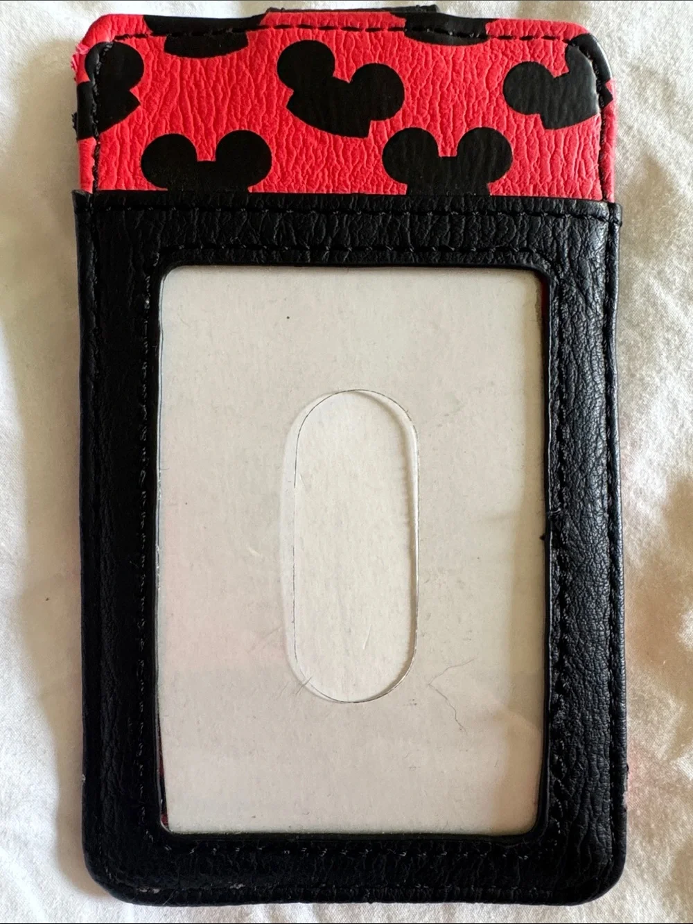 Disney Black & Red Mickey Mouse Card Sleeve